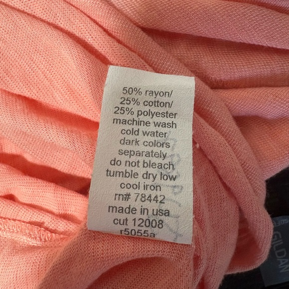 ALLEN ALLEN American Flag T-shirt & Peach Tank Top with Pockets - Picture 7 of 14